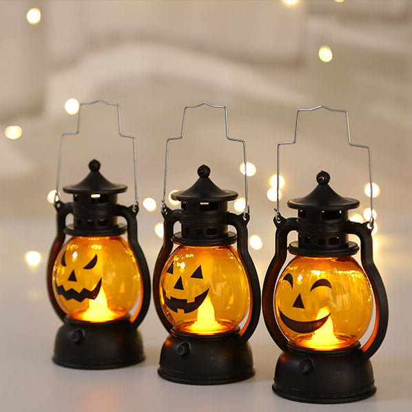 Halloween & Party Handlamp – Modern Zwart/Geel – LED 4.5 V