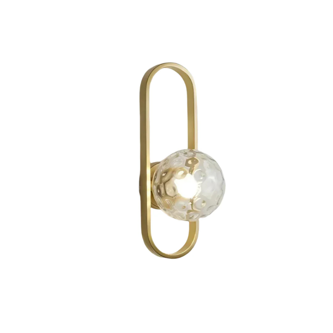 Luxe Wandlamp van Glas met Warme LED Verlichting