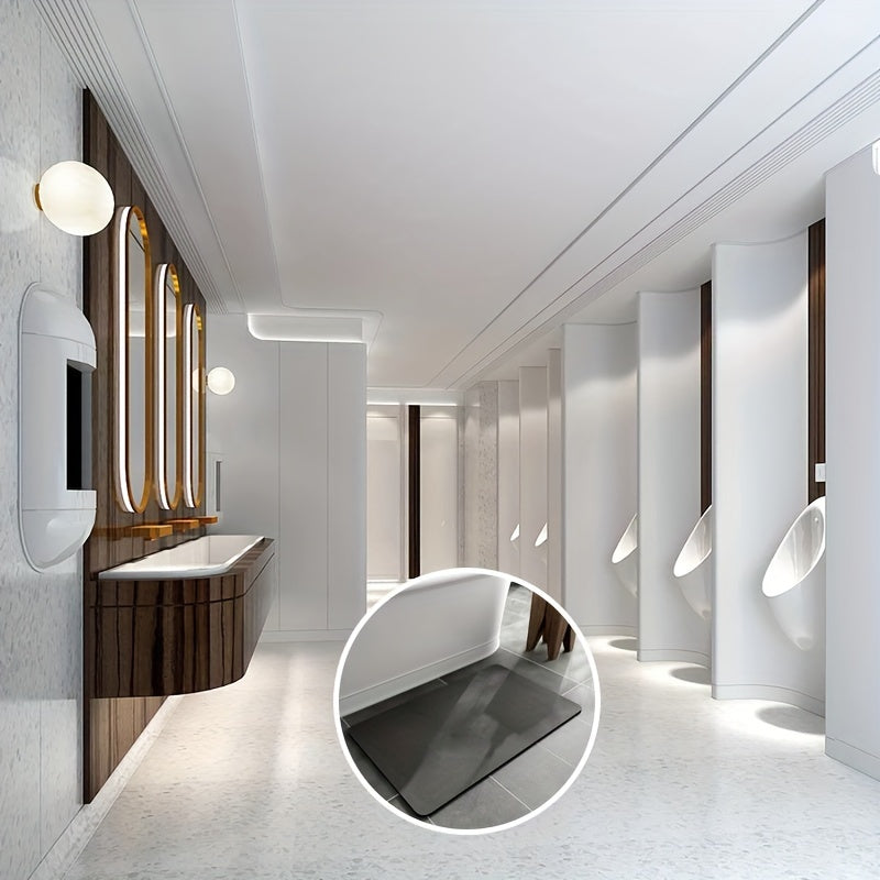 Sneldrogende Antislip Badmat – Diatomee Aarde, Ultra-Absorberend & Hygiënisch