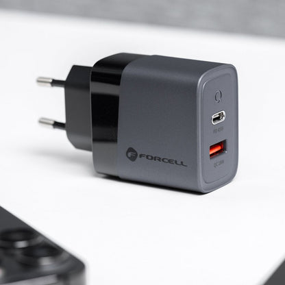 Lumio - GaN Snellader 45W USB-C + USB-A met PD & QC4.0
