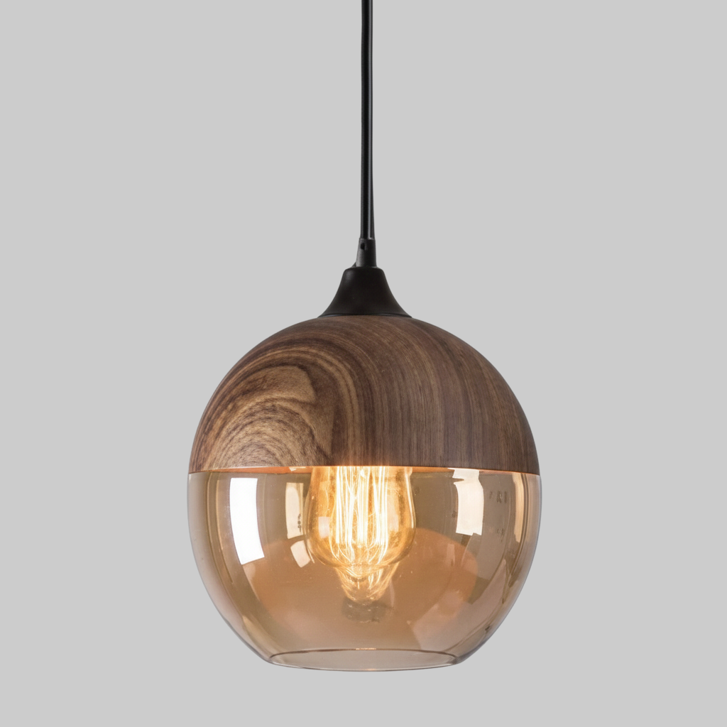 Houten Hanglamp – Natuurlijk en Elegant