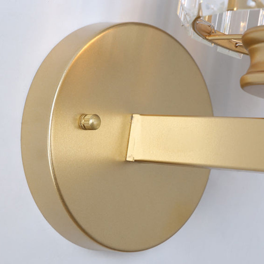 Luca – Wandlamp met Glazen Kap & Matzwarte Basis