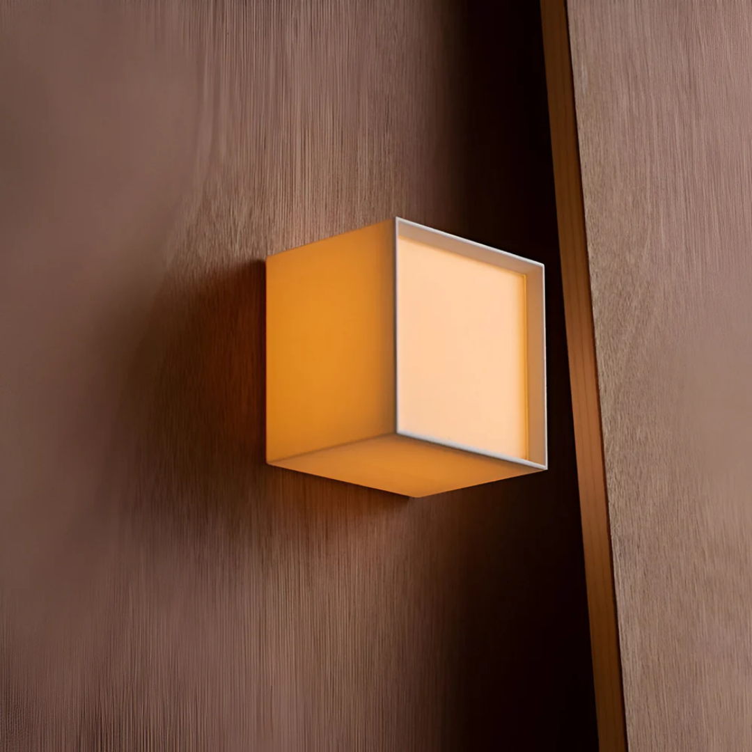 Japanse Wandlamp met Minimalistisch Design en Stoffen Kap