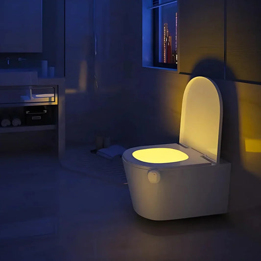 Toilet Nachtlamp – Automatische Nachtlamp met Sensor & 8 Kleuren