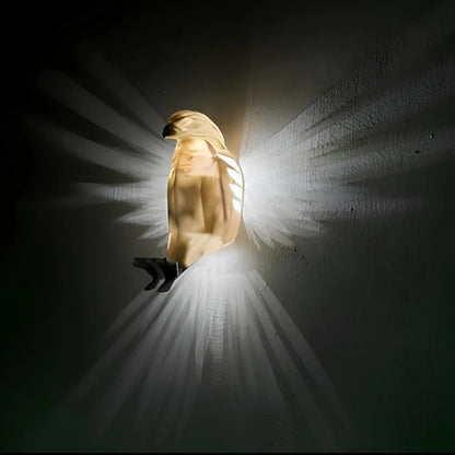 Draadloze Wandlamp – Adelaar, Uil, Pauw of Gewei Design