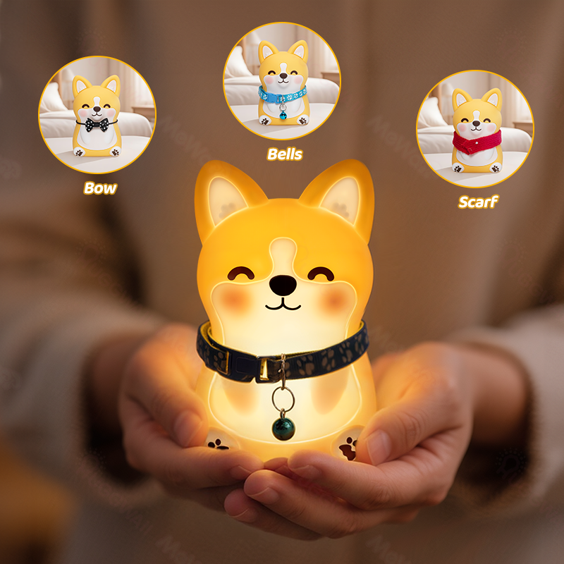 Corgy - Honden LED Squishy Nachtlamp