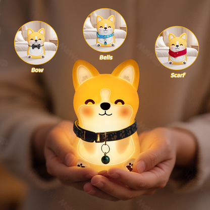 Corgy - Honden LED Squishy Nachtlamp