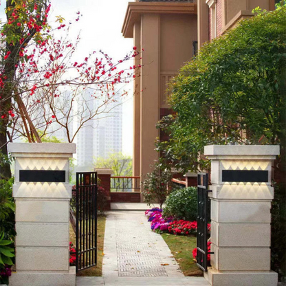 Lexi - Waterdichte LED buitenwandlamp met warm wit licht