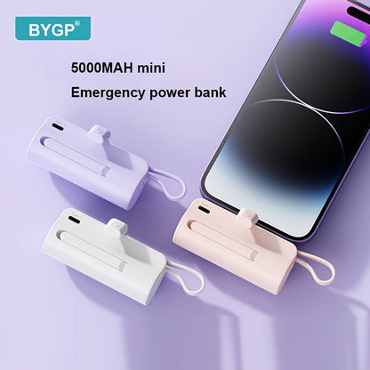 Mini USB-C Powerbank 5000mAh – Snel & Slim Opladen in Zakformaat