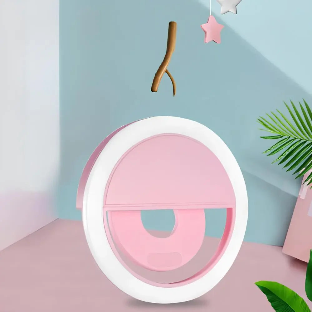 Selfie Ring Light – Compact Clip-On Lamp for Perfect Photos & Videos