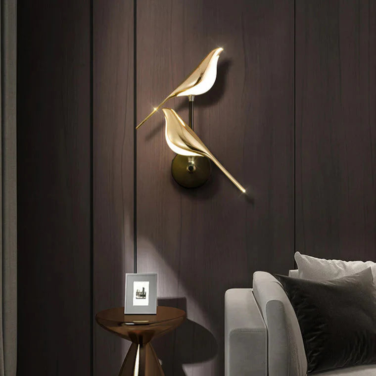 Modern LED Bird Wall Lamp – Stylish Nature-Inspired Lighting