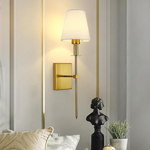 Alva - Classic Elegante Wandlamp draadloos met vintage luxe & afstandsbediening