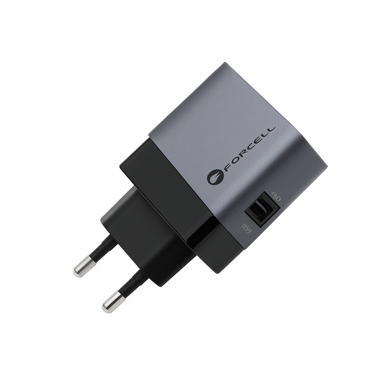Lumio - GaN Snellader 45W USB-C + USB-A met PD & QC4.0