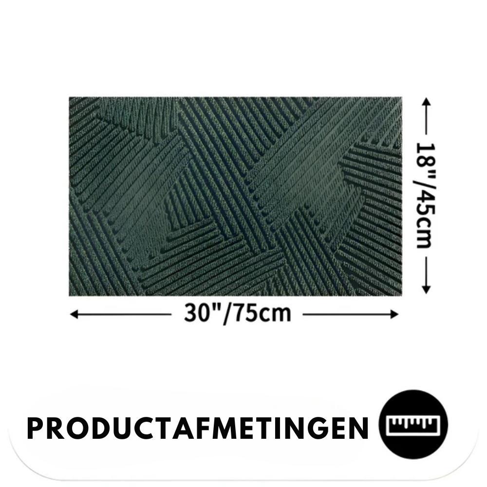 Lumio – Geometrische PVC Deurmat Antislip Design