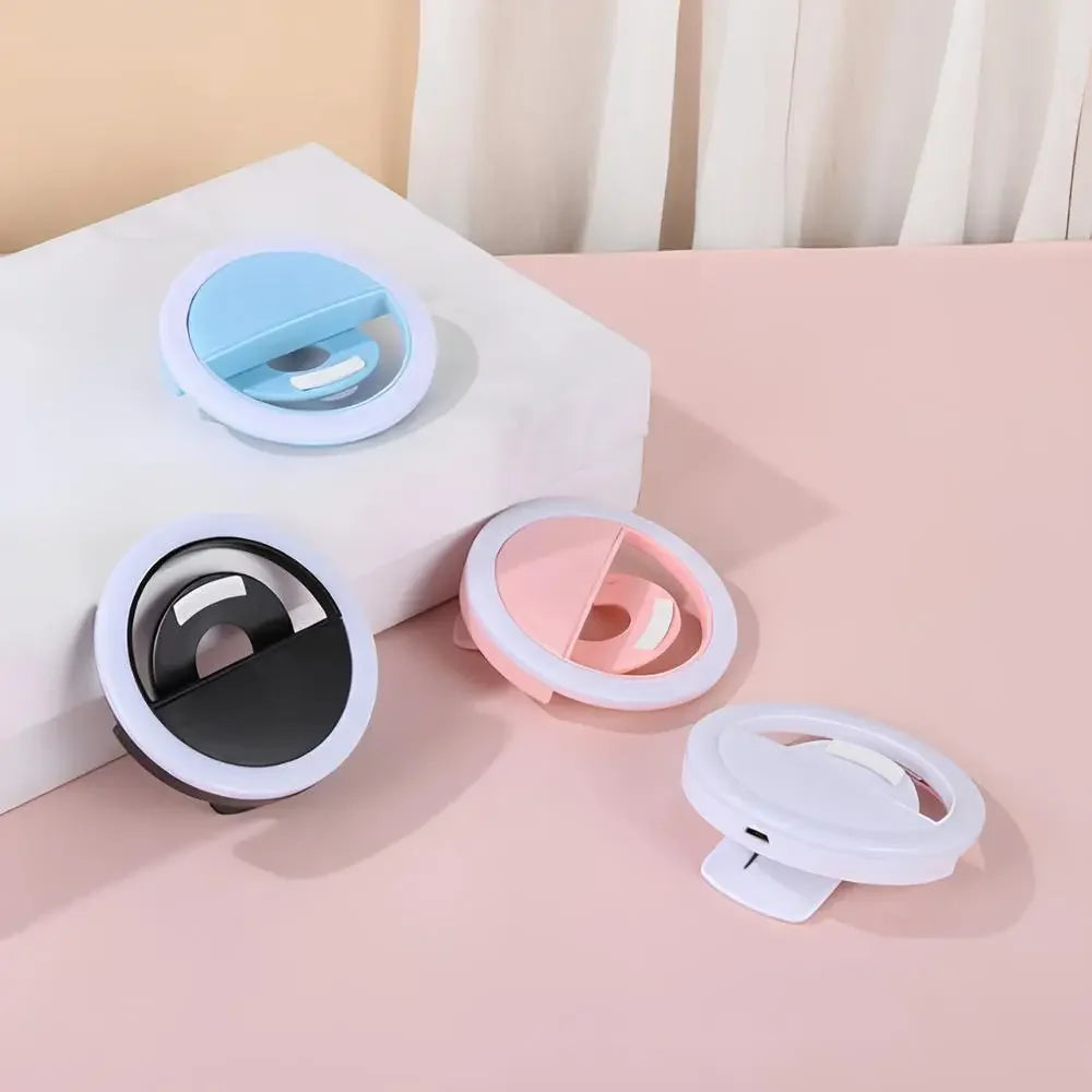 Selfie Ring Light – Compact Clip-On Lamp for Perfect Photos & Videos