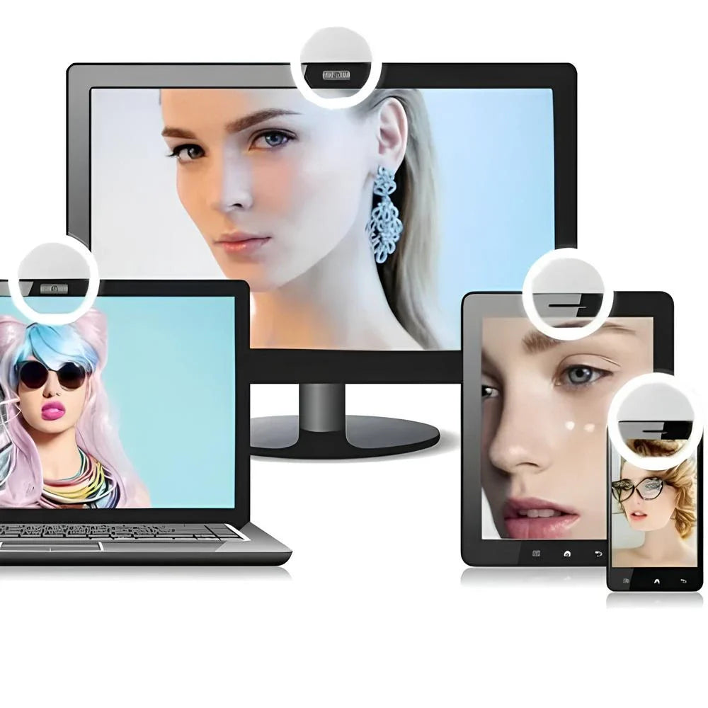 Selfie Ring Light – Compact Clip-On Lamp for Perfect Photos & Videos