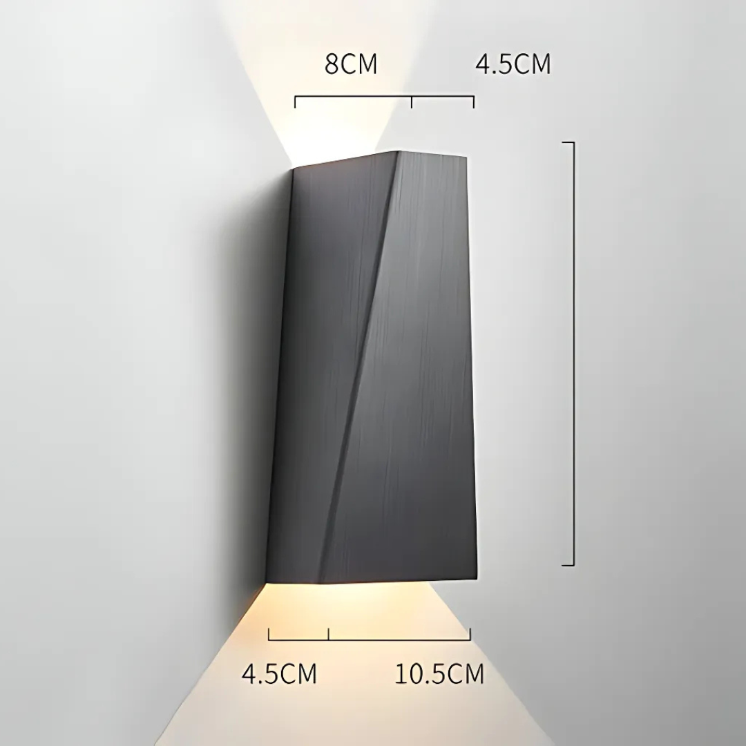 Sölte – Minimalistische LED Wandlamp Up & Down Design