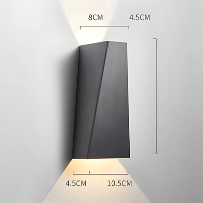 Sölte – Minimalistische LED Wandlamp Up & Down Design