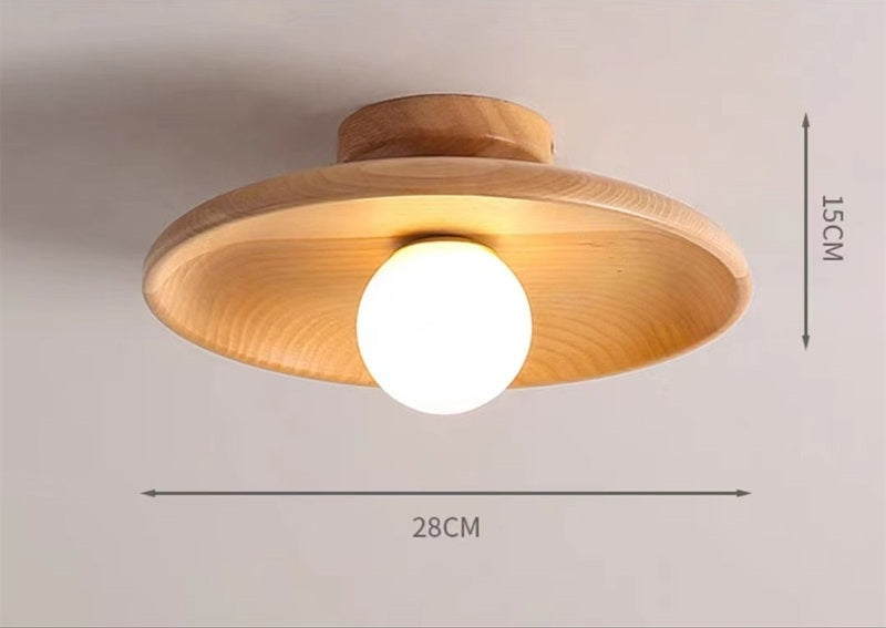 Tiko - Timeless Japandi Ceiling Lamp for Indoor and Outdoor