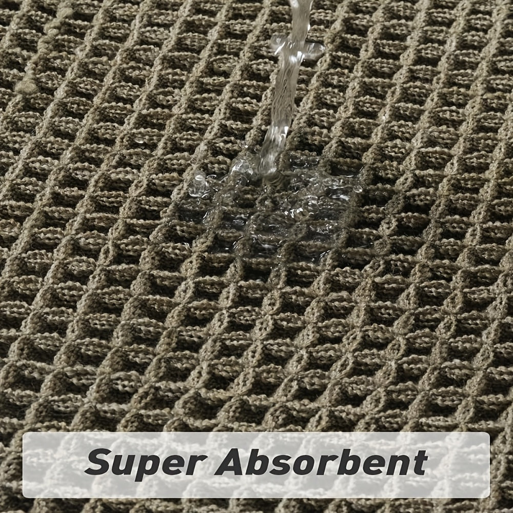 Ultra Absorberende Antislip Badmat – Wafelstructuur & Machinewasbaar Comfort