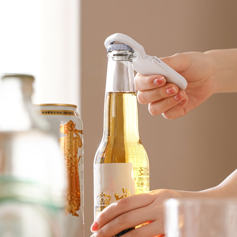 3-in-1 Flessen- en Blikopener – Magnetisch, RVS & Compact Ontwerp