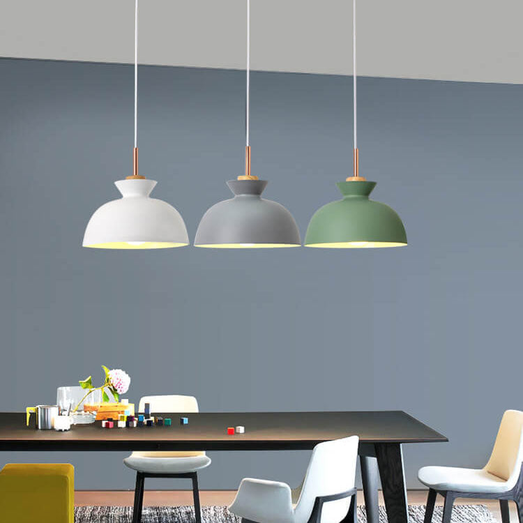 Moderne Scandinavische Kleurrijke Metalen Hanglamp – Verstelbare Hoogte
