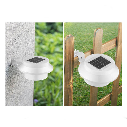 Industriële Solar Wandlamp – Zwart/Wit – Weerbestendig Buitenlicht