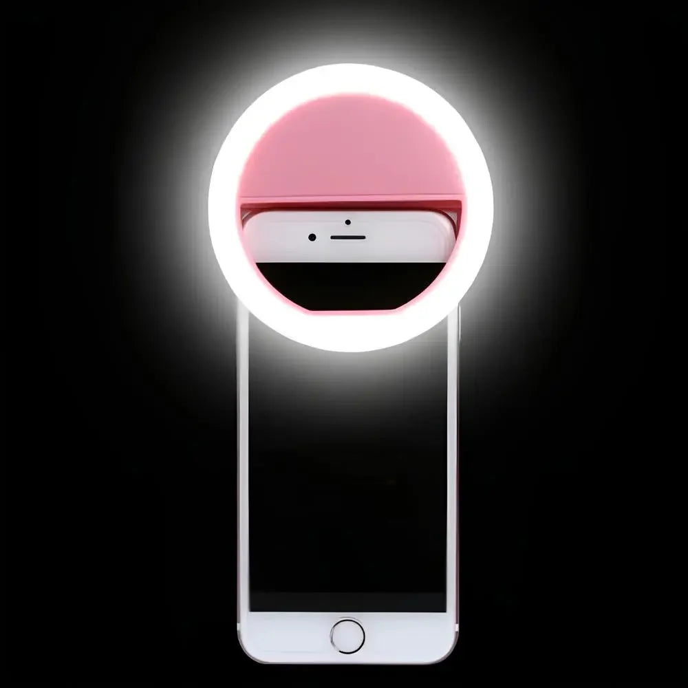 Selfie Ring Light – Compact Clip-On Lamp for Perfect Photos & Videos