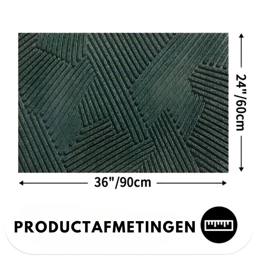 Lumio – Geometrische PVC Deurmat Antislip Design