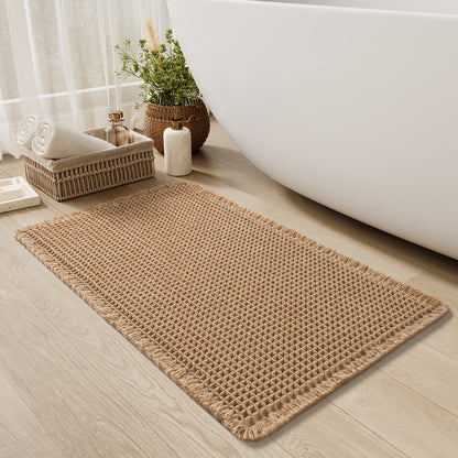 Ultra Absorberende Antislip Badmat – Wafelstructuur & Machinewasbaar Comfort