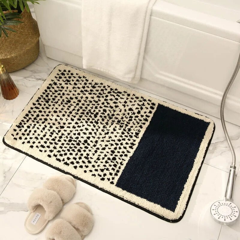 Scandinavische Badmat met Antislip & Absorberend Ontwerp