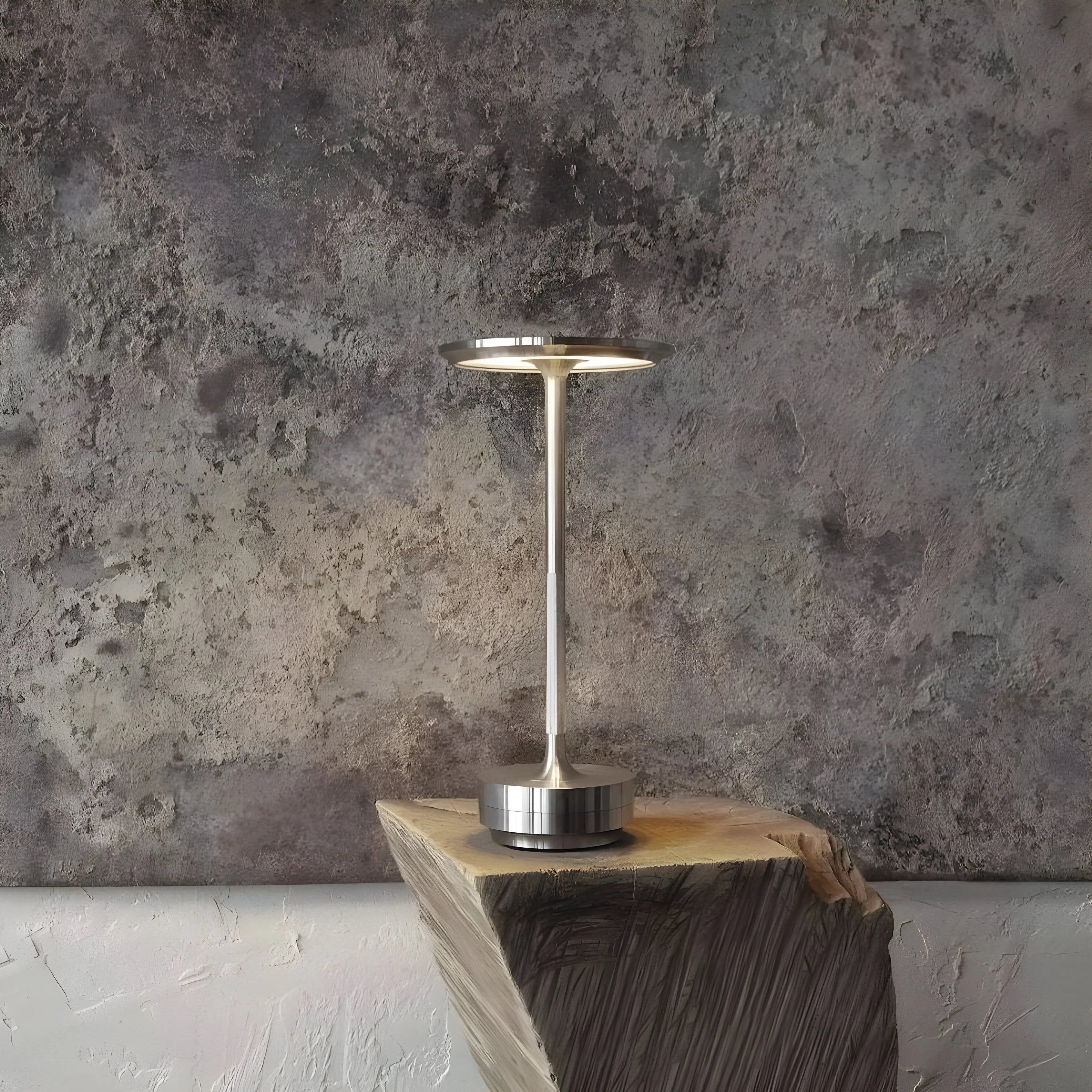 Stijlvolle Draadloze Tafellamp met Touch Dimmer en Oplaadbare Batterij