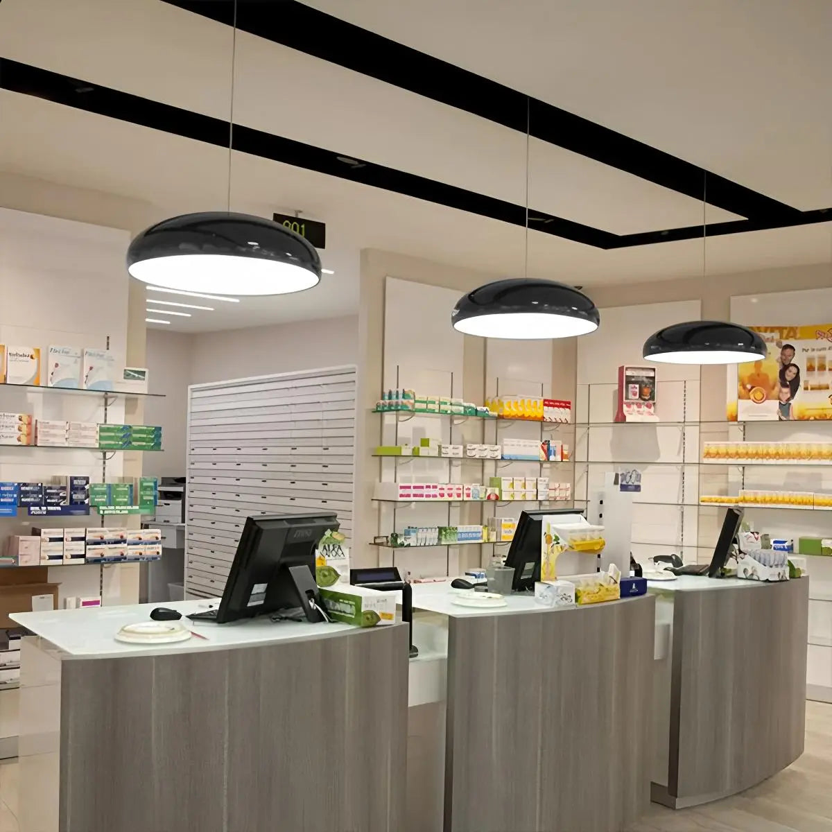 Moderne Hanglamp met 3-Kleurige LED Verlichting