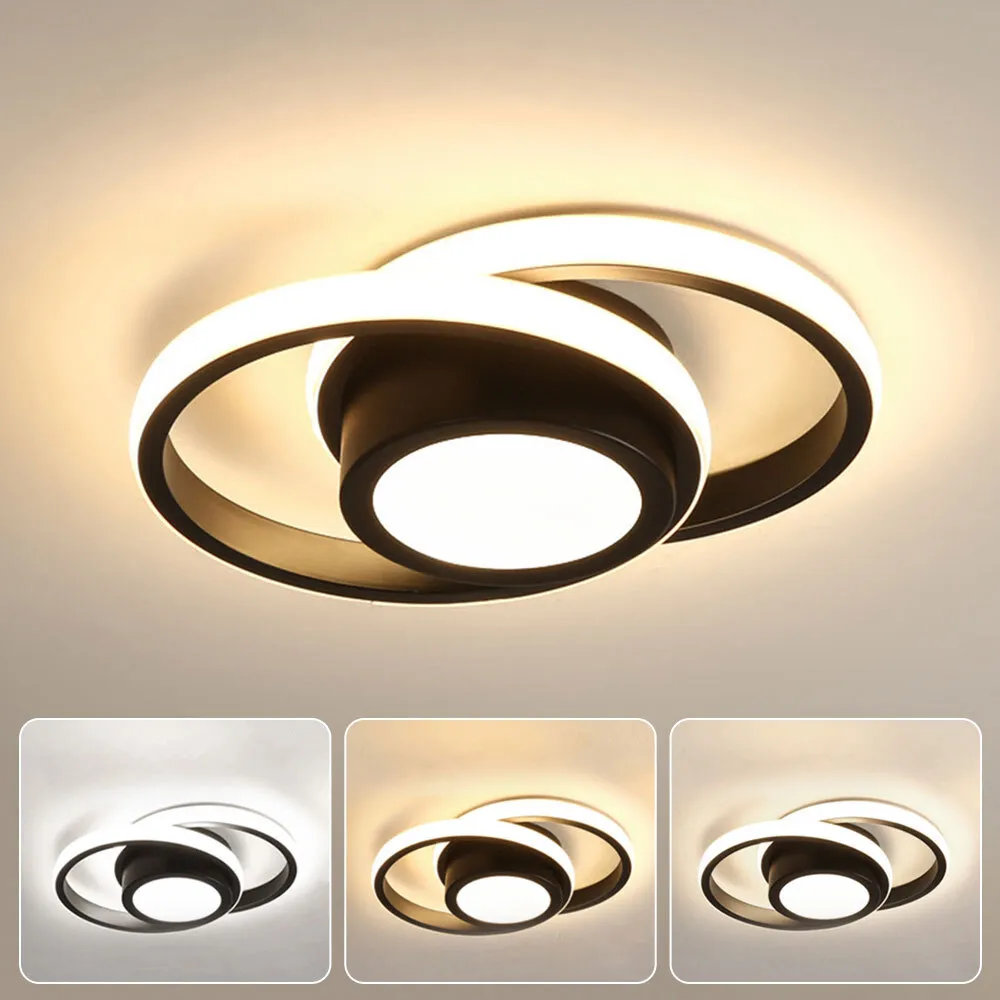 LED Plafondlamp met Dubbele Ring – Modern & Minimalistisch