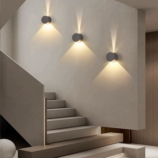 Minimalistische Aluminium LED Wandlamp