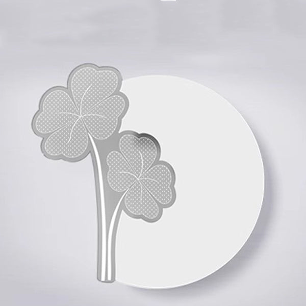 Minimalistische LED Wandlamp met Natuurmotief – Paardenbloem, Veer, Ginkgo Blad of Klavertjevier