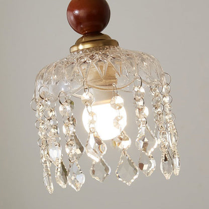 Minimalistische Walnoot Houten Hanglamp – Modern Acryl/IJzer – E26 Fitting