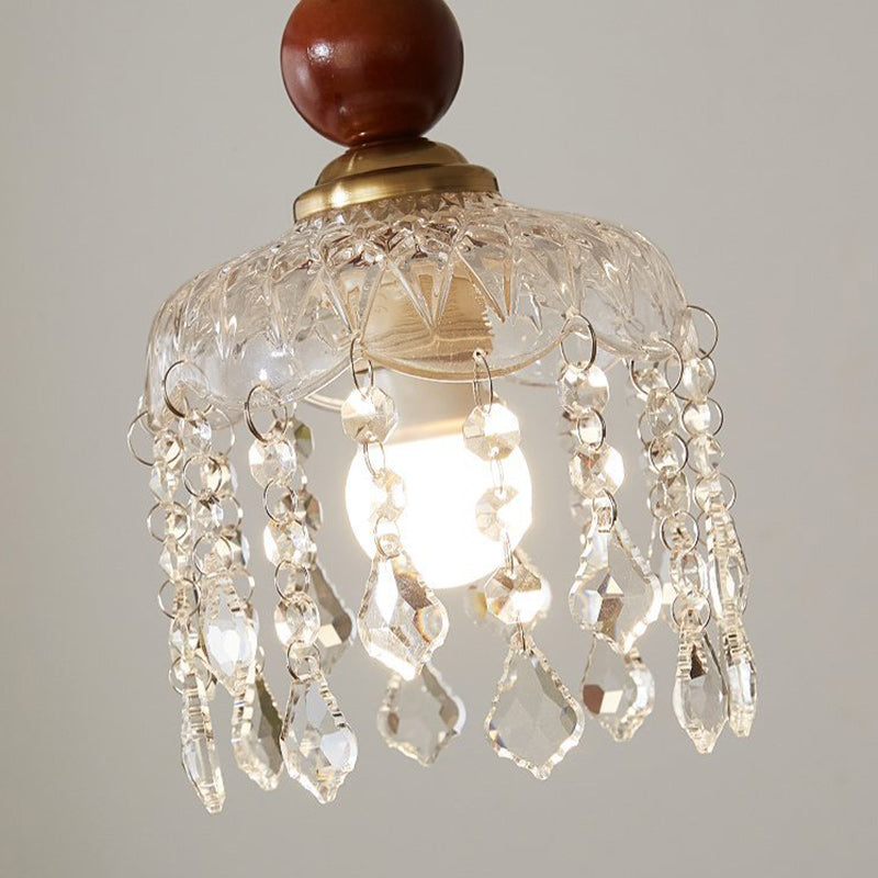 Minimalistische Walnoot Houten Hanglamp – Modern Acryl/IJzer – E26 Fitting