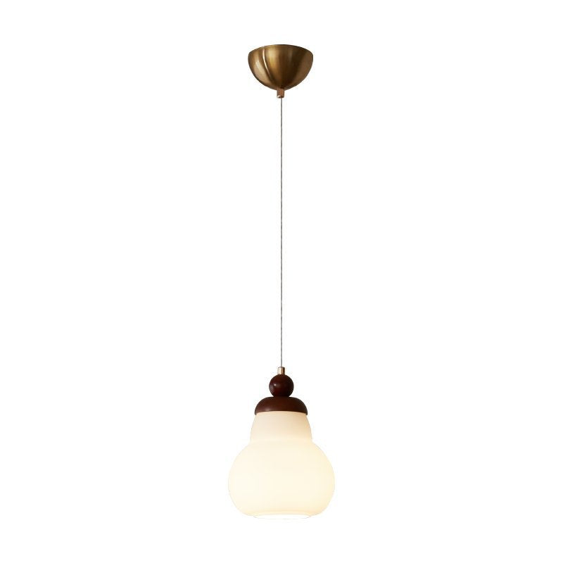 Minimalistische Walnoot Houten Hanglamp – Modern Acryl/IJzer – E26 Fitting