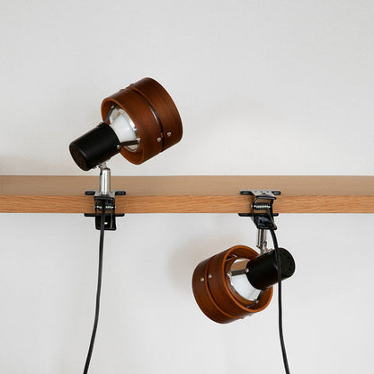 Japanse Wandlamp van Hout, IJzer en Acryl – Naturel of Walnoot