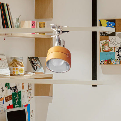 Japanse Wandlamp van Hout, IJzer en Acryl – Naturel of Walnoot