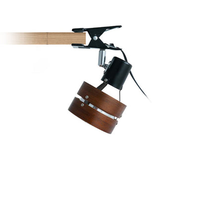 Japanse Wandlamp van Hout, IJzer en Acryl – Naturel of Walnoot