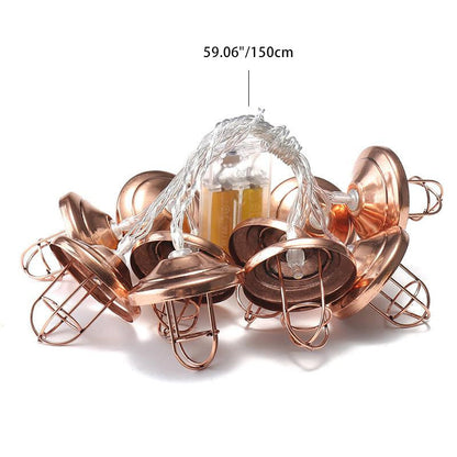 Bronzen Art Deco LED Lichtslinger – 3 V – Sfeervolle String Light (10 / 20 / 40 LED’s)