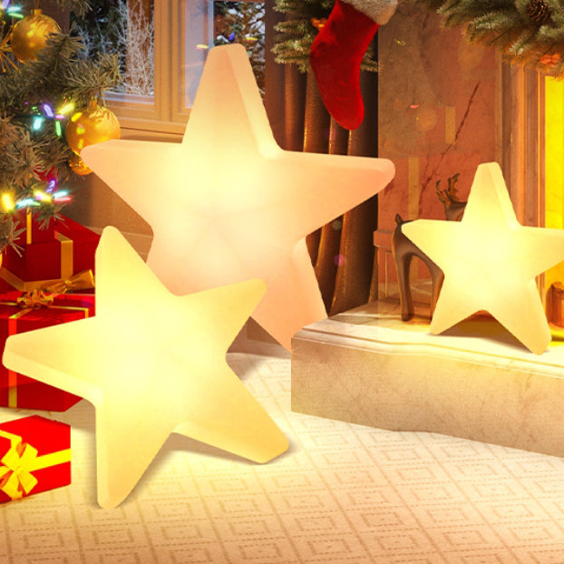 Sfeervolle Stervormige LED Outdoor Lamp – Wit – 5 V (Plug-in & Solar)