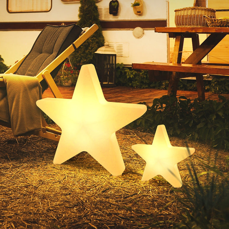 Sfeervolle Stervormige LED Outdoor Lamp – Wit – 5 V (Plug-in & Solar)