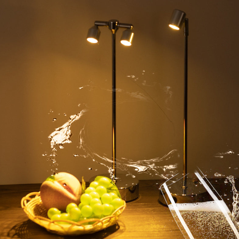 Minimalistische LED Tafellamp van IJzer – 1, 2 of 4 Lichtpunten