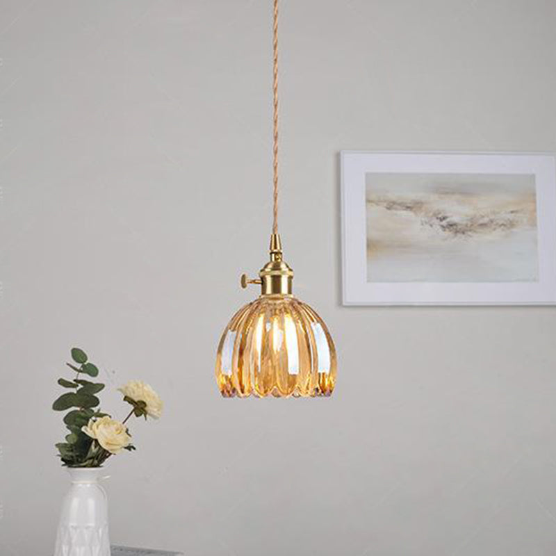 Scandinavische Glazen Hanglamp in Meerdere Kleuren
