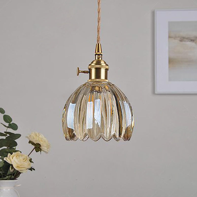 Scandinavische Glazen Hanglamp in Meerdere Kleuren