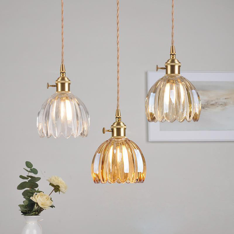 Scandinavische Glazen Hanglamp – Meerdere Kleuren met E26 Fitting