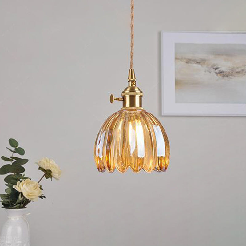 Scandinavische Glazen Hanglamp in Meerdere Kleuren